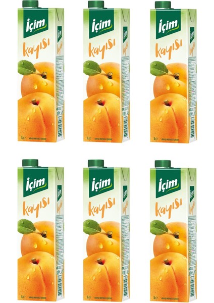 Meyve Suyu Kayısı 1 lt x 6 Adet