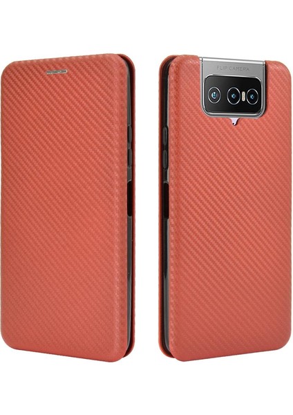 Zenfone 7 Pro ZS671K Kart Ekleme Tam Koruma Deri Için Kılıf (Yurt Dışından)