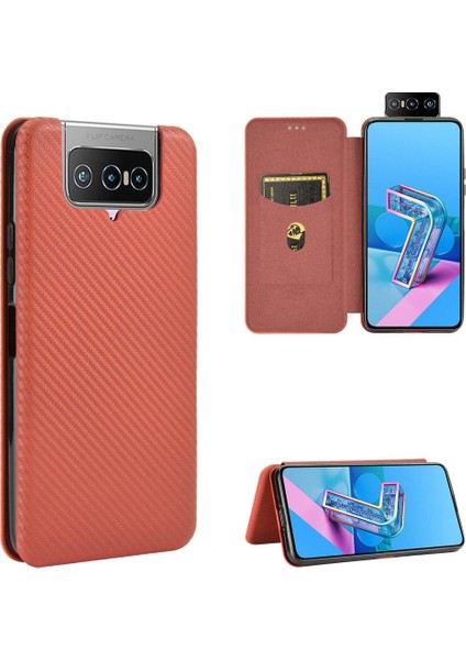 Zenfone 7 Pro ZS671K Kart Ekleme Tam Koruma Deri Için Kılıf (Yurt Dışından) indirimleri
