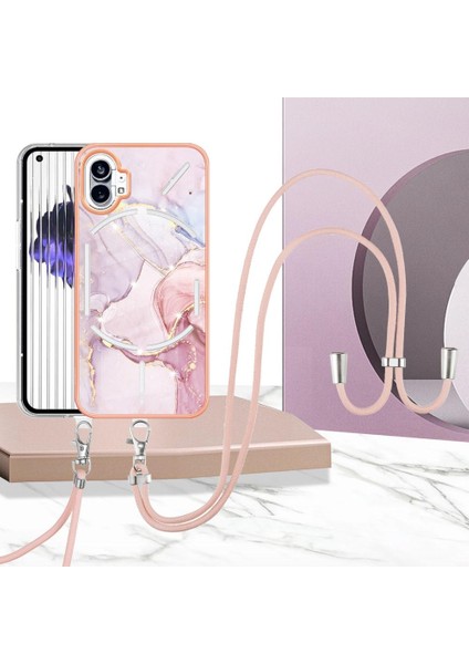 Nothing Kılıf Telefon 1 Anti-Scratch Yumuşak Crossbody Kordon Askısı Mermer (Yurt Dışından) fırsatları