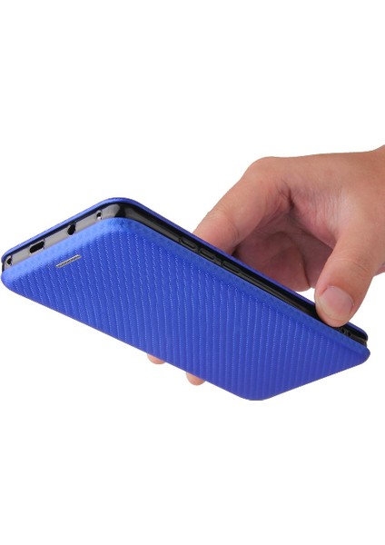 Kart Tutucu Kickstand Manyetik Karbon Fiber ile Huawei P50 Pro Için Kılıf (Yurt Dışından) fırsatları