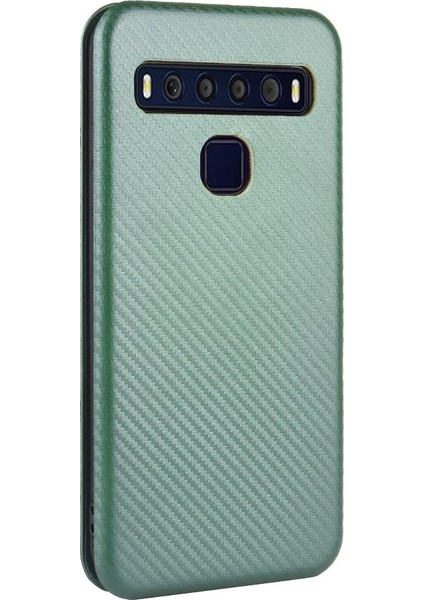 Tcl 10L/10LITE Tam Koruma Kartı Ekleme Deri Folyo Için Kılıf (Yurt Dışından)