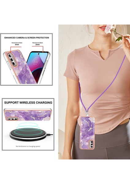 Motoroal Moto G Stylus 2022 4g Crossbody Kordon Askısı Tampon Için Kılıf (Yurt Dışından) fiyatları