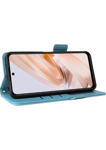 Xıaomı Poco M6 4g Manyetik Yan Toka Cüzdan Pu Deri Için Flip Case (Yurt Dışından)