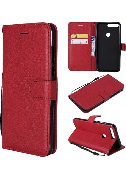 Kart Yuvası Klasik ile Onur 7c Iş Cüzdan Telefon Kılıfı Için Flip Case (Yurt Dışından)