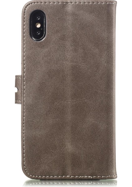 Cüzdan Kılıf iphone X/xs Manyetik Kapatma Kart Tutucu Kickstand Tüm (Yurt Dışından)