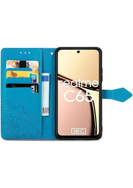 Realme C65 Için Flip Case Zarif Desen Basit Iş Kapak Kılıfı (Yurt Dışından) fiyatları