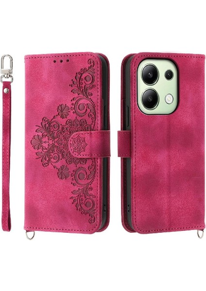 Xiaomi Redmi Not 13 Için Flip Case 4g Kabartmalı Darbeye Çoklu Kredi (Yurt Dışından) modelleri