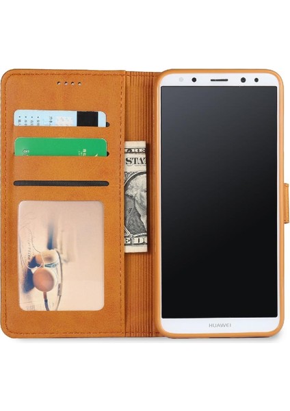 Huawei Mate 10 Lite Için Buzağı Doku Yatay Çevir Kılıf (Yurt Dışından) modelleri