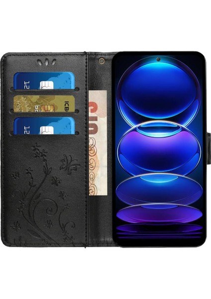 Xiaomi Redmi Not 12 4g Pu Deri Manyetik Kapatma Kartı Için Filp Durumda (Yurt Dışından)
