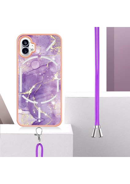 Nothing Kılıf Telefon 1 Anti-Scratch Yumuşak Crossbody Kordon Askısı Mermer (Yurt Dışından) modelleri