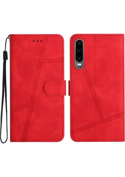 Huawei P30 Tam Koruma Bilek Kayışı Için Flip Case Kart Yuvaları Tutucu Pu (Yurt Dışından) indirimleri