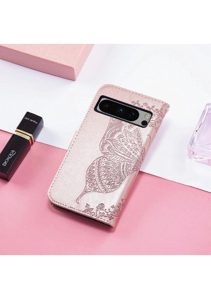 Google Pixel 8 Pro Çok Renkli Kanat Cüzdan Iş Kelebek Için Kılıf (Yurt Dışından) modelleri