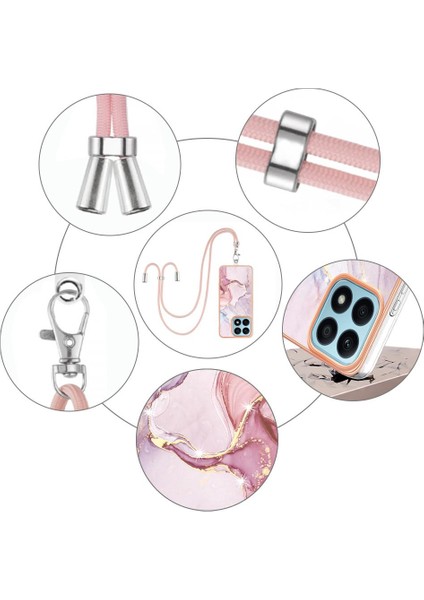 Onur X8A Mermer Tampon Anti-Scratch Yumuşak Crossbody Kordon Askısı Için Kılıf (Yurt Dışından) fiyatları