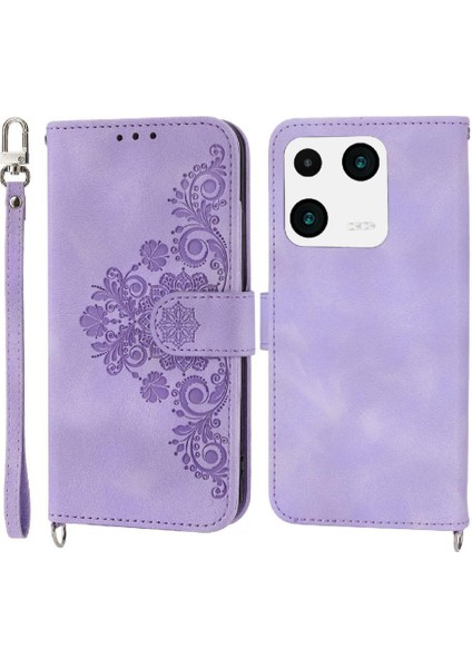 Xiaomi 13 Pro Kabartmalı Darbeye Çoklu Kredi Kartı Yuvaları Için Flip Case (Yurt Dışından)