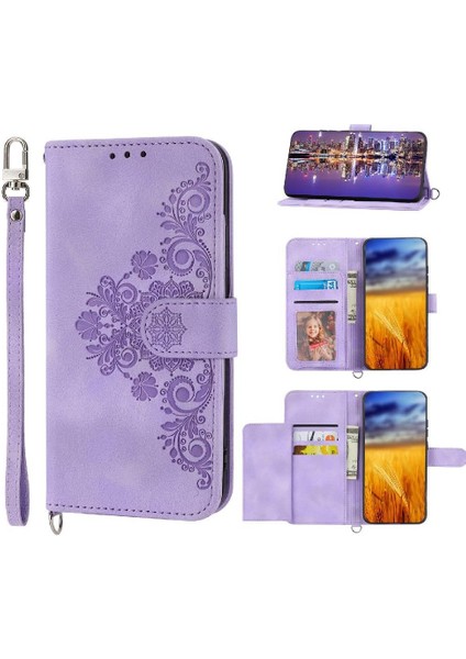 Xiaomi Redmi Not 12 Için Flip Case 4g Bileklik Çoklu Kredi Kartı Yuvaları (Yurt Dışından)