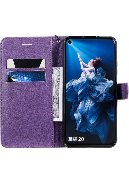 Kart Yuvası Klasik Düz Renk Iş ile Onur 20/20 Pro Için Flip Case (Yurt Dışından) fırsatları