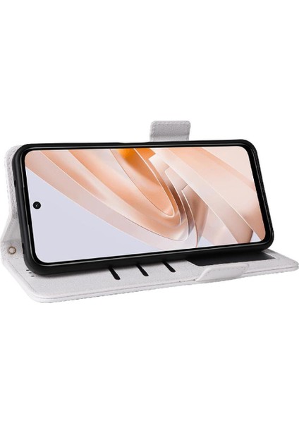 Xıaomı Poco M6 4g Manyetik Yan Toka Cüzdan Pu Deri Için Flip Case (Yurt Dışından)