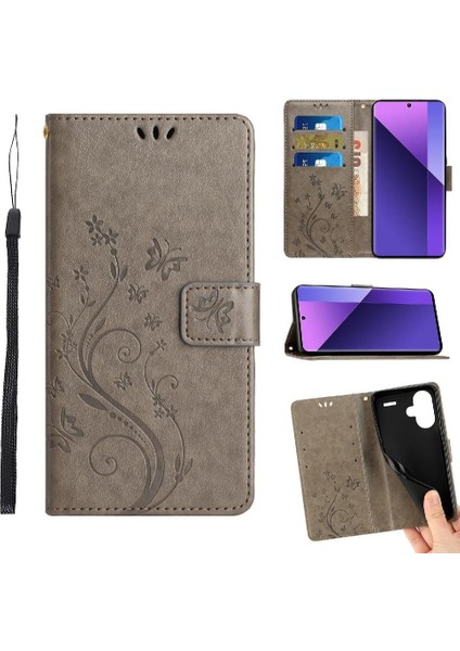 Xiaomi Redmi Not 13 Pro Artı Manyetik Kapatma Kart Tutucu Için Filp Durumda (Yurt Dışından)