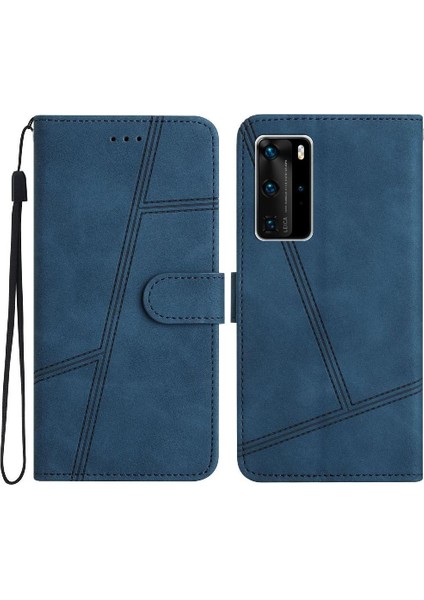 Huawei P40 Pro Için Flip Case Cüzdan Pu Deri Flip Folio Tam Koruma (Yurt Dışından) indirimleri