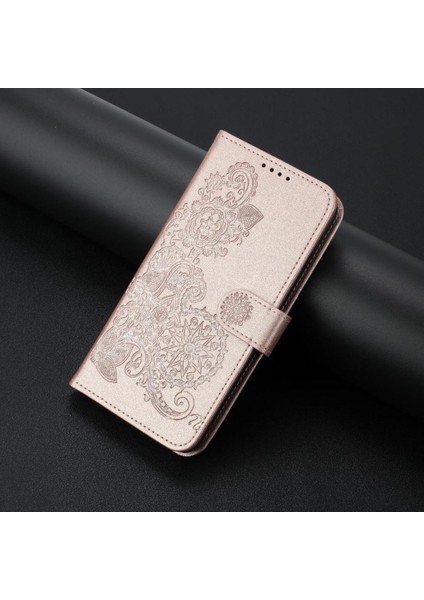 Motorola Kenar 50 Pro Kickstand Koruyucu Pu Deri Flip Case (Yurt Dışından)
