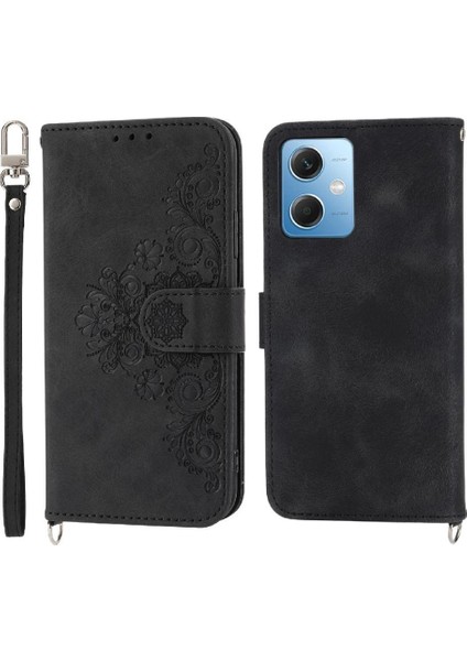 Xiaomi Redmi Not 12 Için Flip Case 4g Bileklik Çoklu Kredi Kartı Yuvaları (Yurt Dışından)