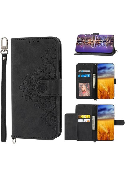 Xiaomi Redmi Not 12 Için Flip Case 4g Bileklik Çoklu Kredi Kartı Yuvaları (Yurt Dışından)