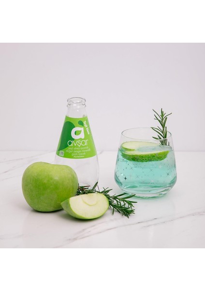 Yeşil Elma Aromalı Maden Suyu 200 ml x 6 Adet