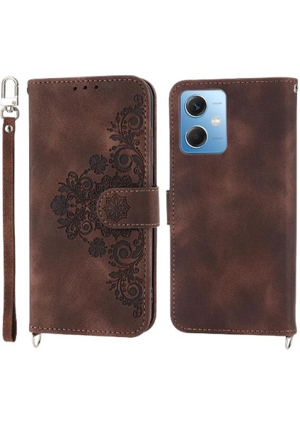 Xiaomi Redmi Not 12 Için Flip Case 4g Bileklik Çoklu Kredi Kartı Yuvaları (Yurt Dışından)