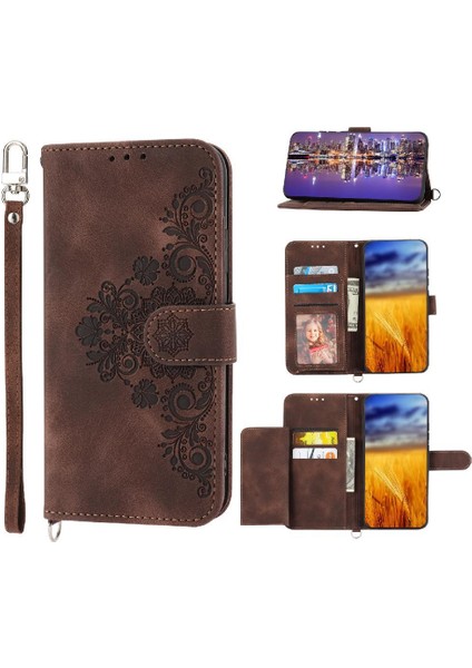 Xiaomi Redmi Not 12 Için Flip Case 4g Bileklik Çoklu Kredi Kartı Yuvaları (Yurt Dışından)