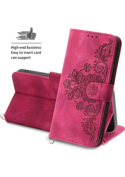Xiaomi Redmi Not 12 Için Flip Case 4g Bileklik Çoklu Kredi Kartı Yuvaları (Yurt Dışından)