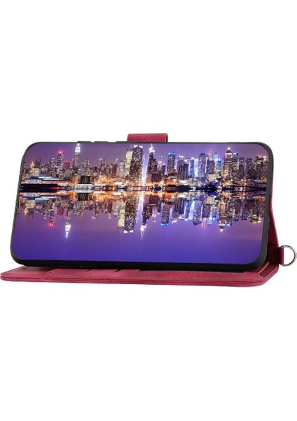 Xiaomi Redmi Not 12 Için Flip Case 4g Bileklik Çoklu Kredi Kartı Yuvaları (Yurt Dışından)