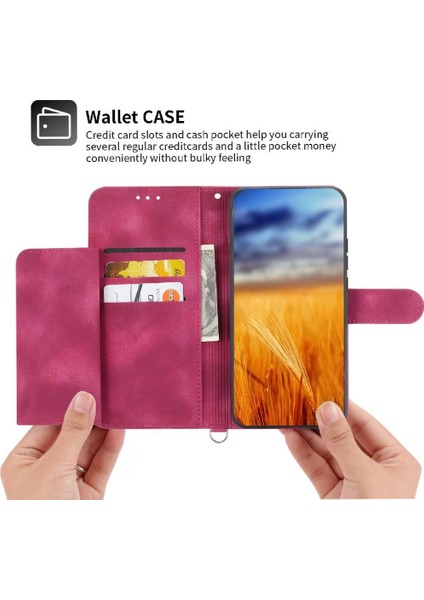 Xiaomi Redmi Not 12 Için Flip Case 4g Bileklik Çoklu Kredi Kartı Yuvaları (Yurt Dışından)
