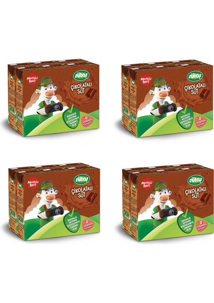 Çikolatalı Süt 180 ml x 24 Adet