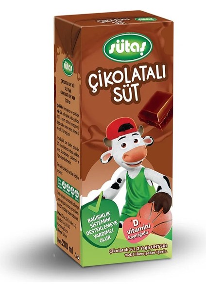 Çikolatalı Süt 180 ml x 24 Adet