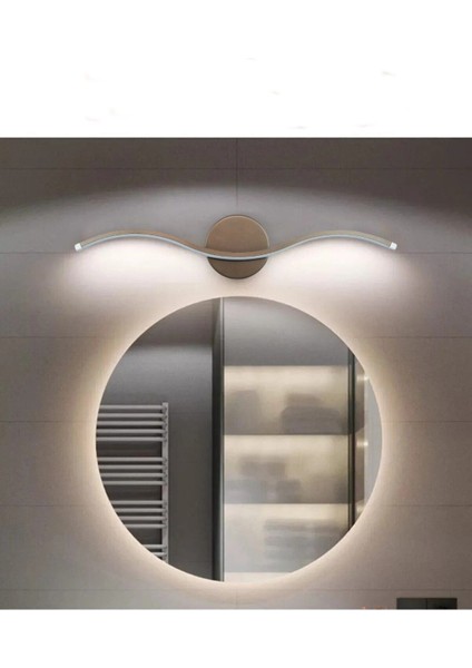 Diana Modern Tasarım Kahverengi Renk Gün Işığı Ledli Banyo - Mutfak - Salon LED Duvar Aplik