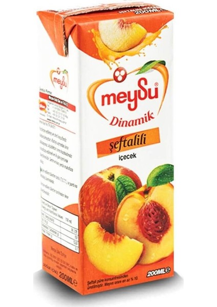 Dinamik Şeftali Meyve Suyu 200 ml x 27 Adet