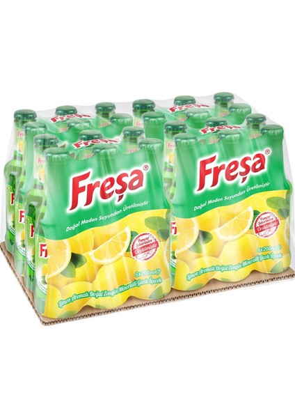 Limon Aromalı Maden Suyu 200 ml x 24 Adet