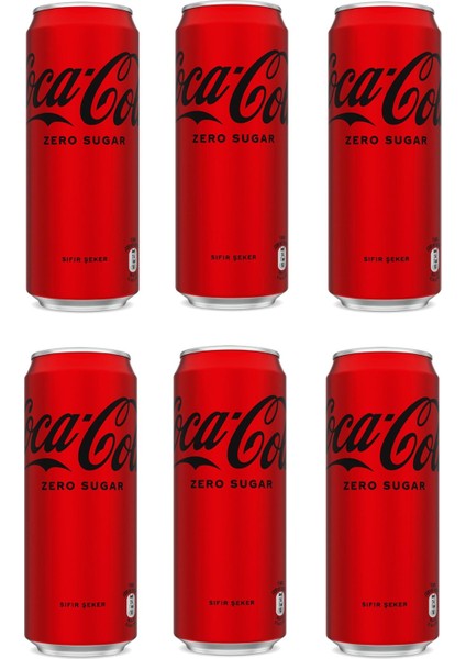 Kola Zero Sugar 330 ml x 6 Adet