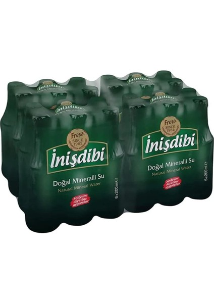 Inişdibi Doğal Maden Suyu 200 ml x 24 Adet