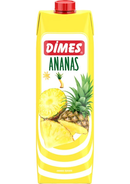 Ananas Aromalı Içecek Içecek 1 lt x 6 Adet