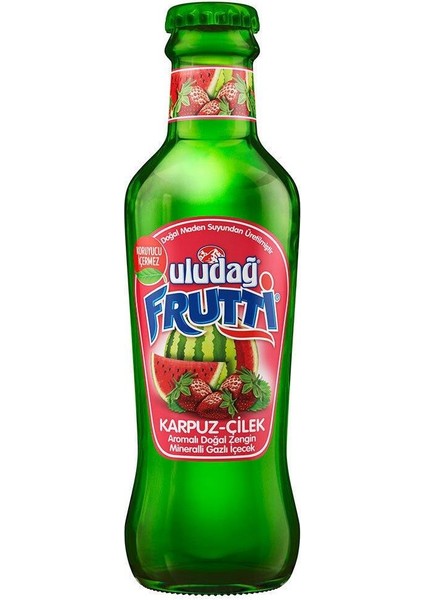 Frutti Karpuz Çilek Aromalı Maden Suyu 200 ml x 6 Adet
