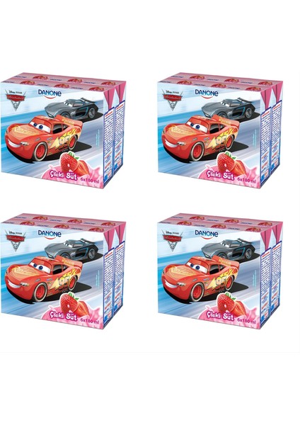 Disney Çilekli Süt 180 ml x 24 Adet