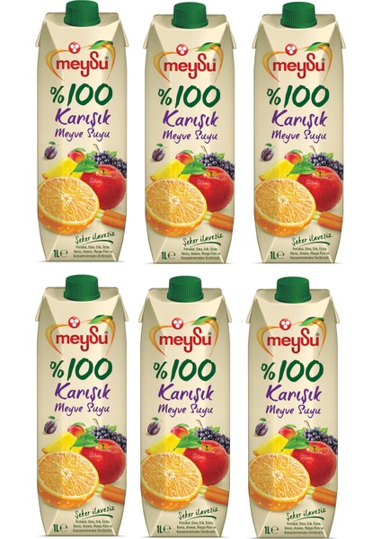 Karışık Meyve Suyu 1 lt x 6 Adet
