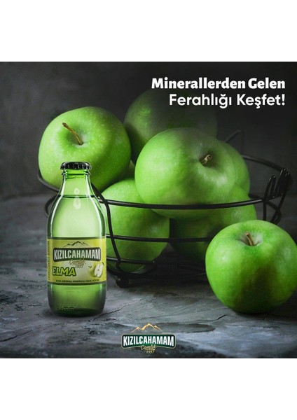 Çamlık Elma Aromalı Maden Suyu 200 ml x 24 Adet