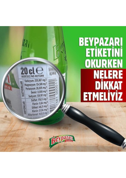 Sade Doğal Maden Suyu 200 ml x 6 Adet