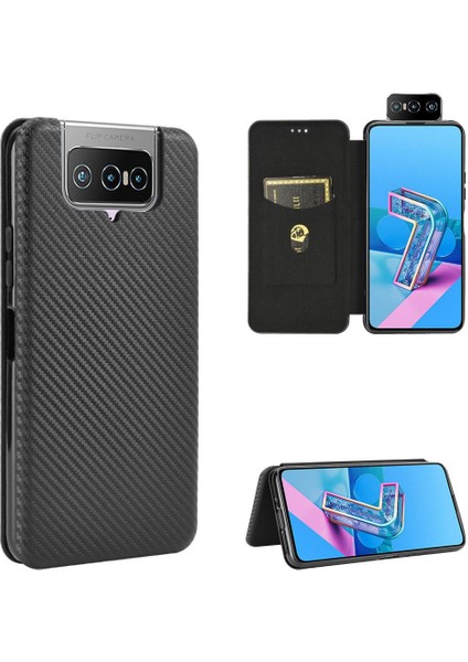 Asus Zenfone 7 ZS670KS Kart Ekleme Için Kılıf Tam Koruma Deri (Yurt Dışından)