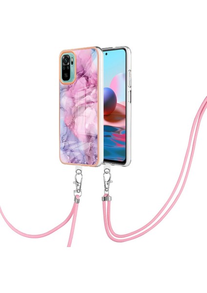 Xiaomi Redmi Için Not 10 4g/not 10S Mermer Kapak Yumuşak Tpu Tampon (Yurt Dışından)