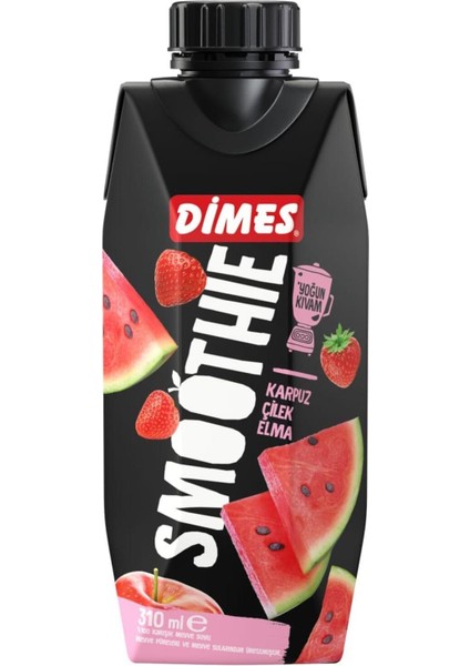 Smoothie Karpuz Çilek Elma 310 ml