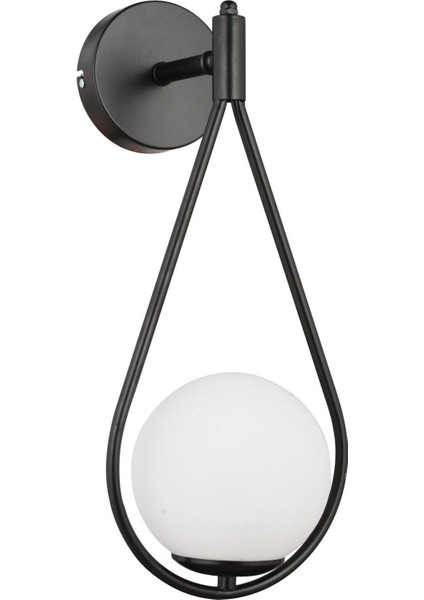 Aydınlatma Damla Aplik Siyah Duvara Monte modelleri